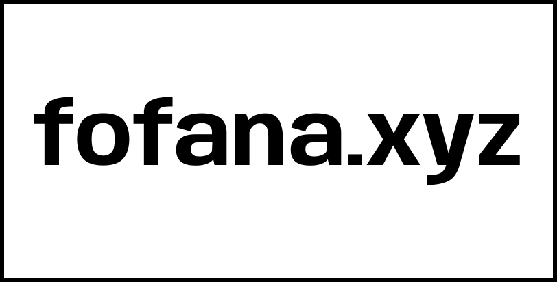 fofana.xyz