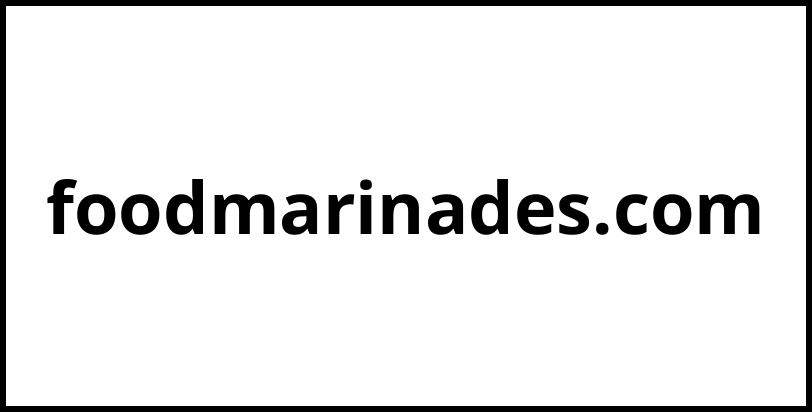 foodmarinades.com