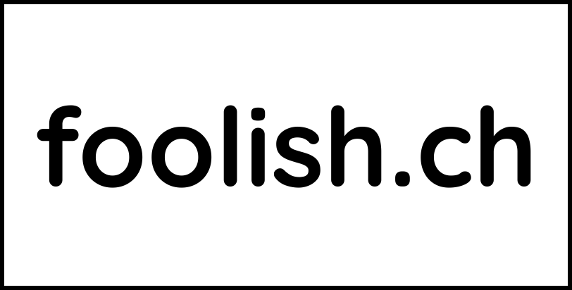 foolish.ch