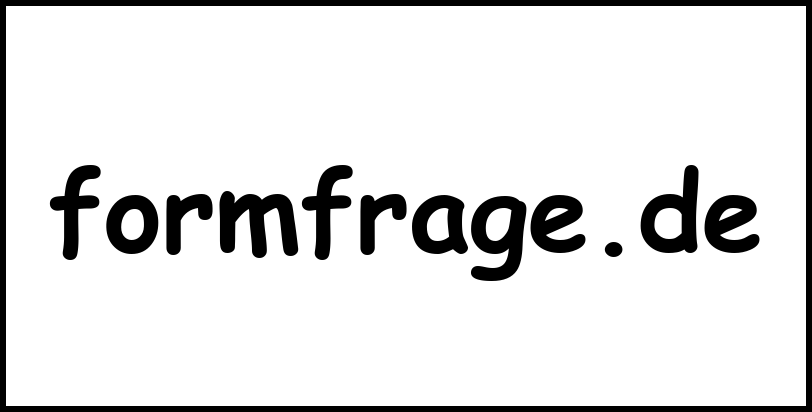 formfrage.de