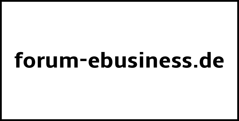 forum-ebusiness.de