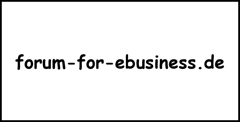 forum-for-ebusiness.de