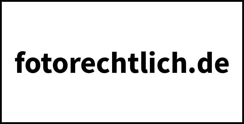 fotorechtlich.de