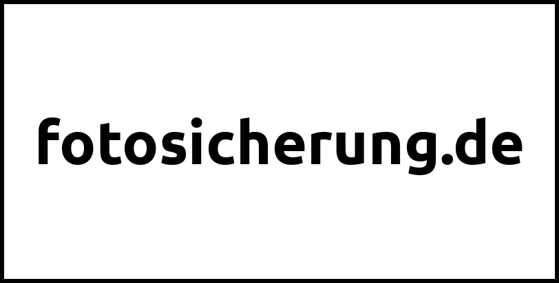 fotosicherung.de