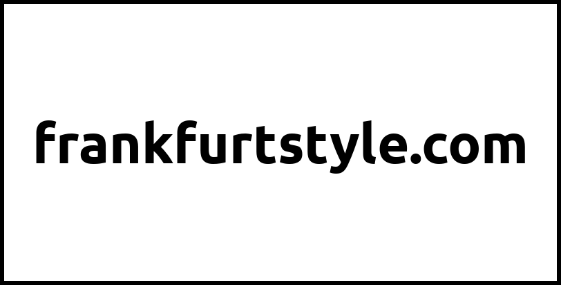 frankfurtstyle.com