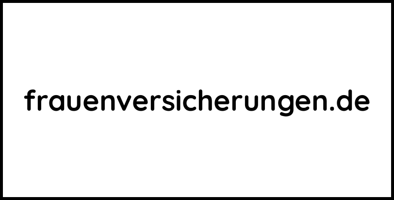 frauenversicherungen.de