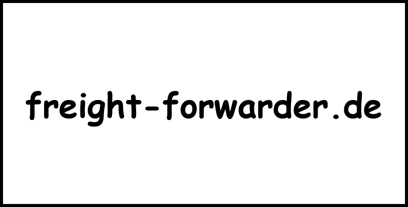 freight-forwarder.de