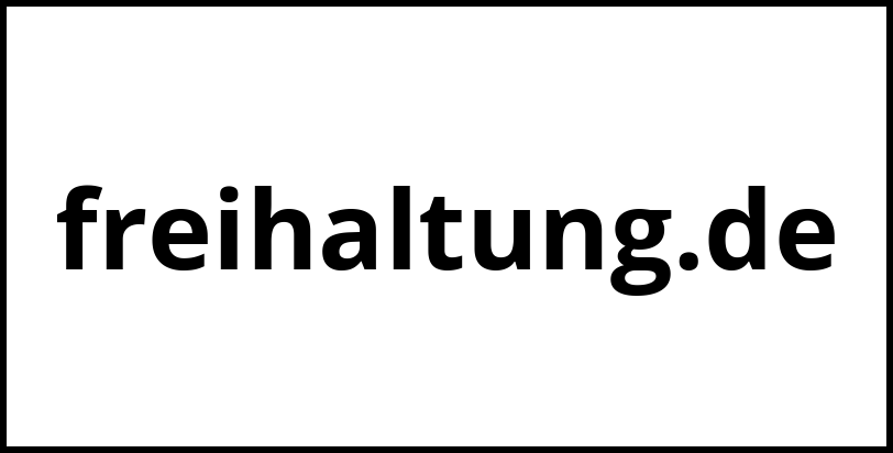 freihaltung.de