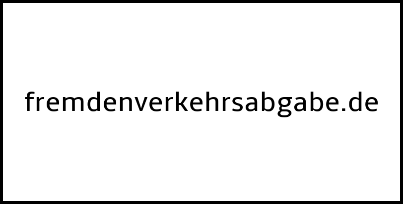 fremdenverkehrsabgabe.de