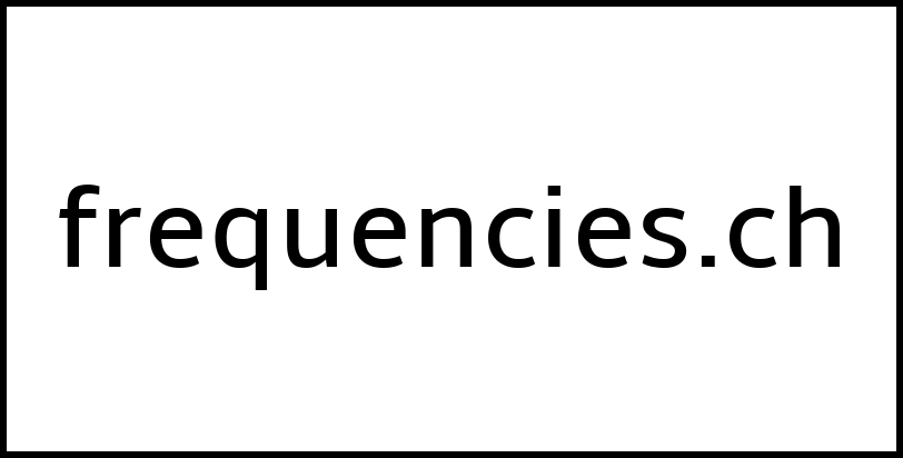 frequencies.ch