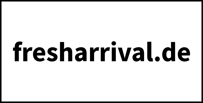 fresharrival.de