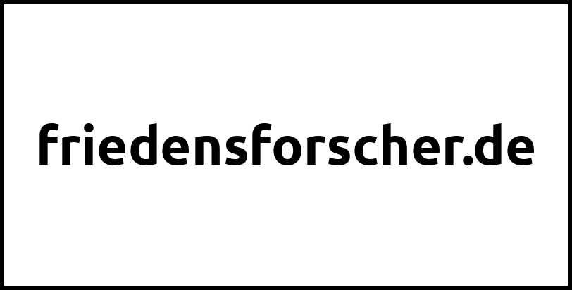 friedensforscher.de