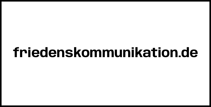 friedenskommunikation.de