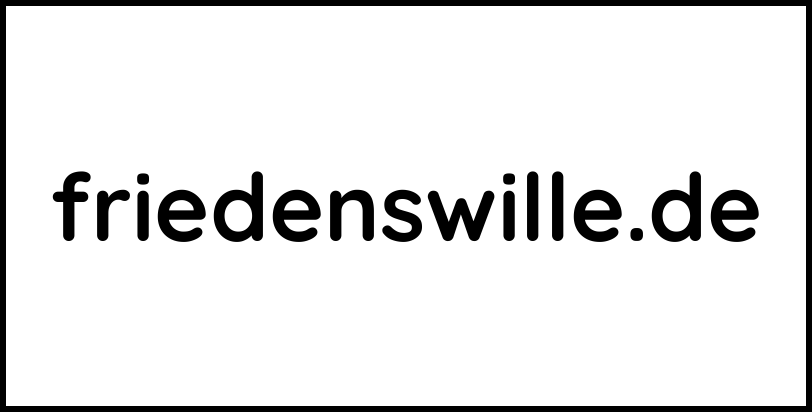 friedenswille.de