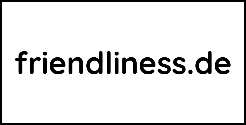 friendliness.de