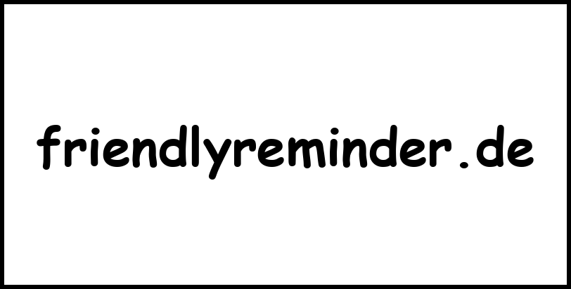 friendlyreminder.de