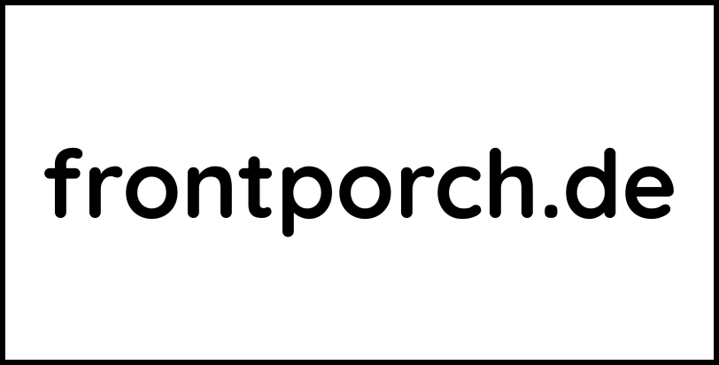frontporch.de
