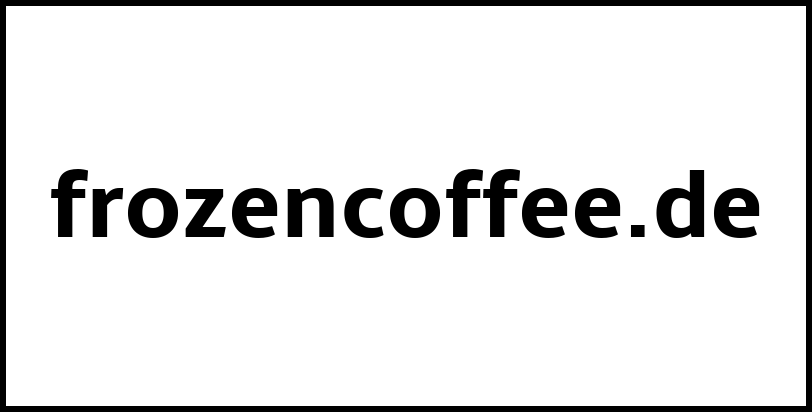 frozencoffee.de