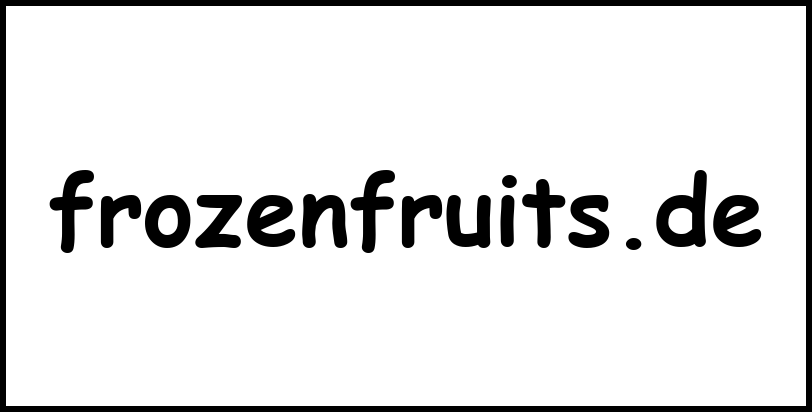 frozenfruits.de