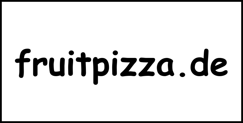 fruitpizza.de