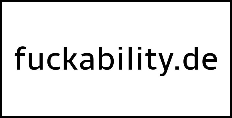 fuckability.de