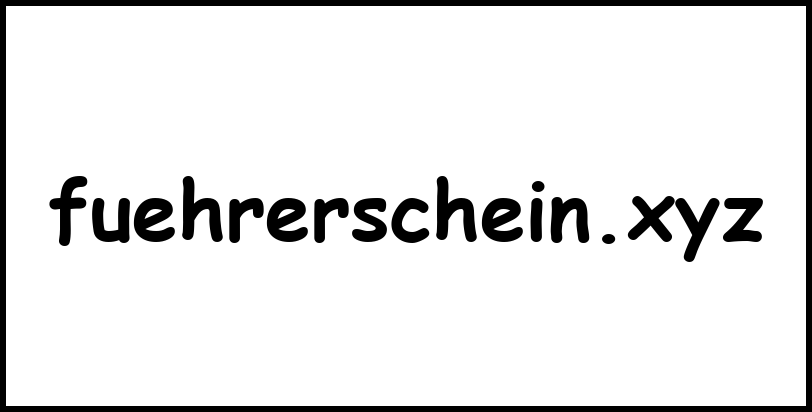 fuehrerschein.xyz