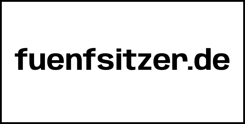 fuenfsitzer.de