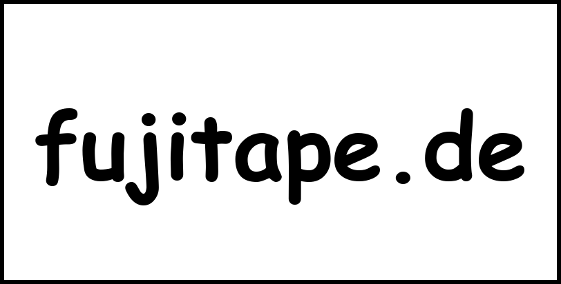 fujitape.de