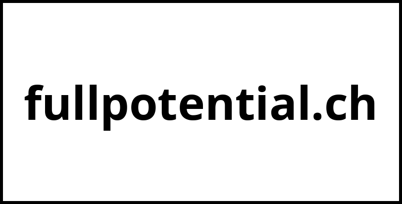 fullpotential.ch