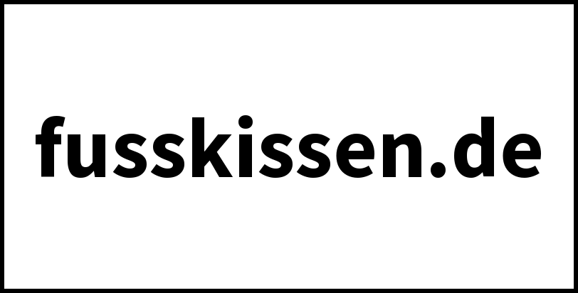fusskissen.de