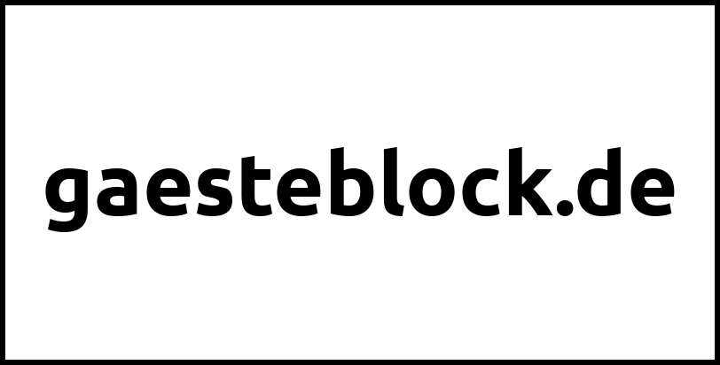 gaesteblock.de