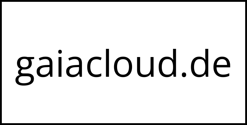 gaiacloud.de