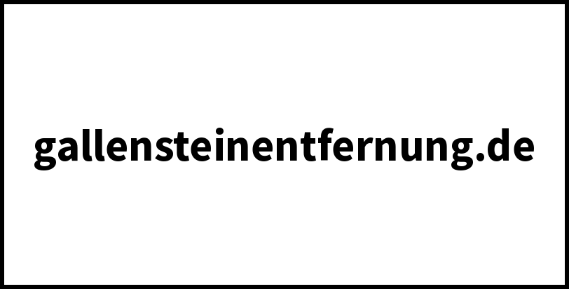 gallensteinentfernung.de