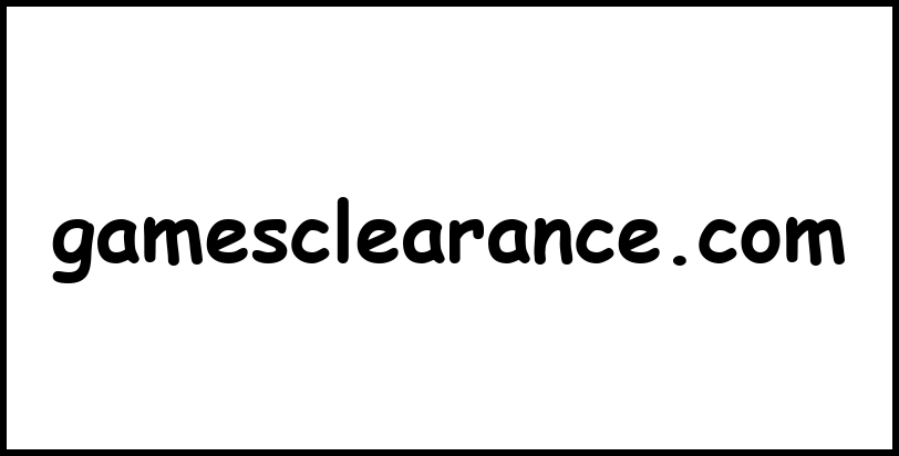 gamesclearance.com