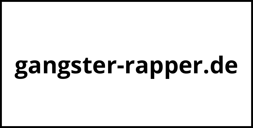 gangster-rapper.de