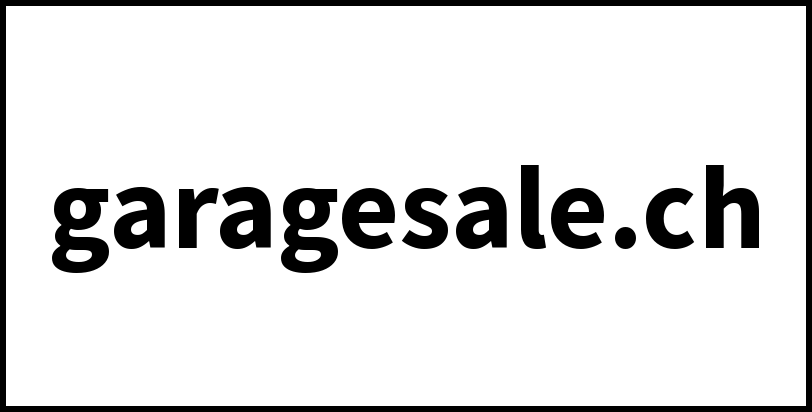 garagesale.ch