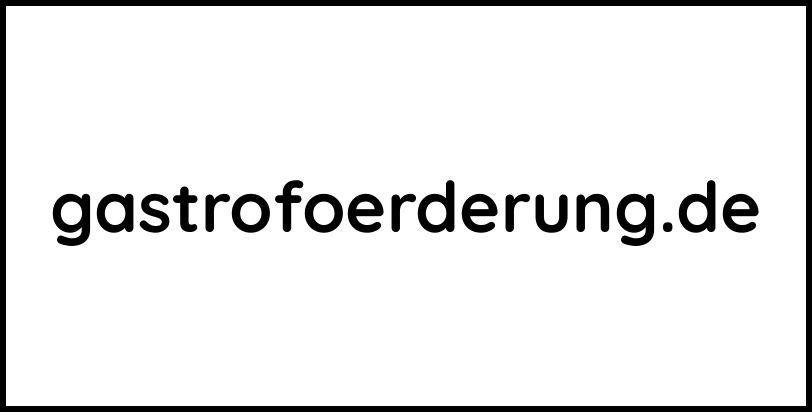 gastrofoerderung.de