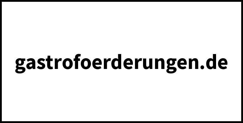 gastrofoerderungen.de