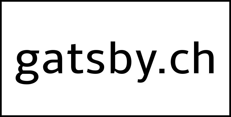 gatsby.ch