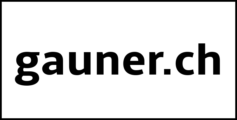 gauner.ch