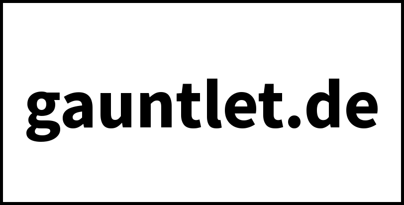 gauntlet.de