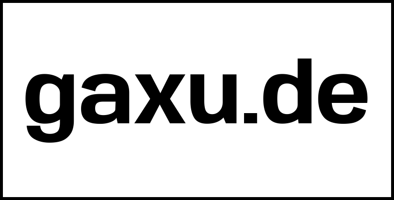 gaxu.de