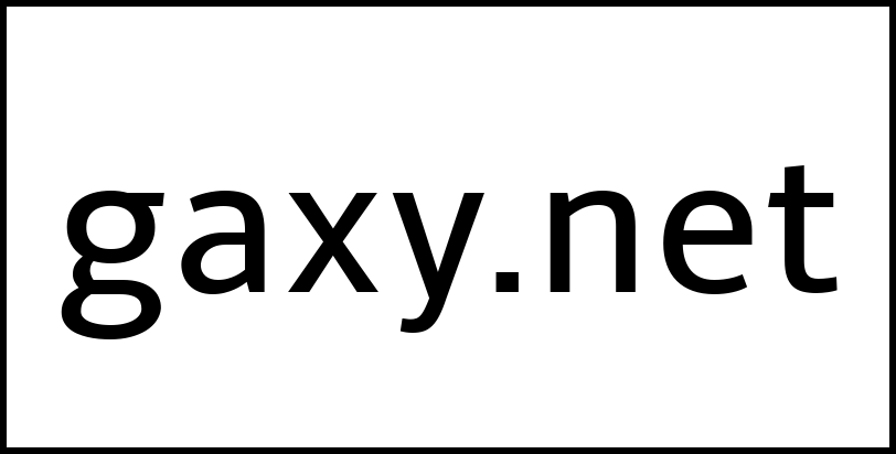 gaxy.net