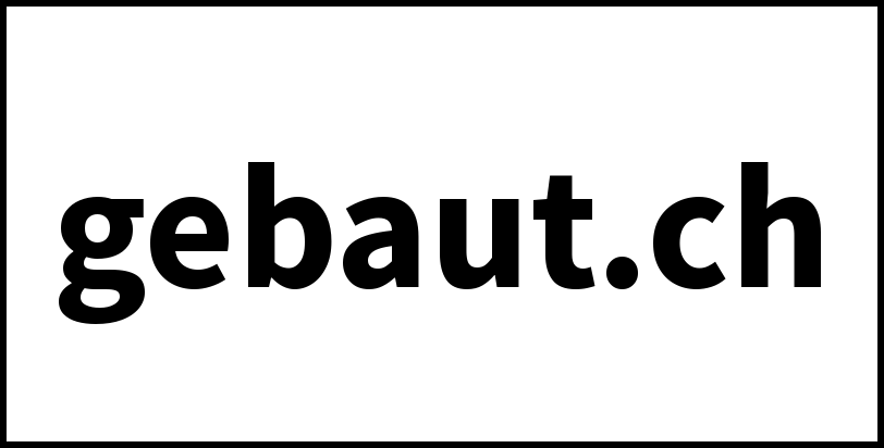 gebaut.ch