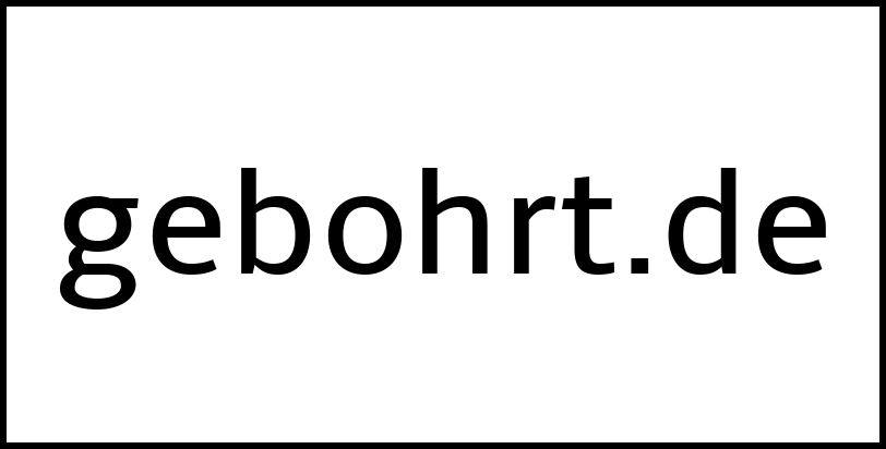 gebohrt.de