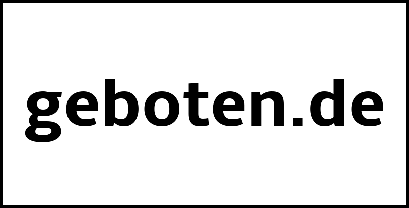 geboten.de