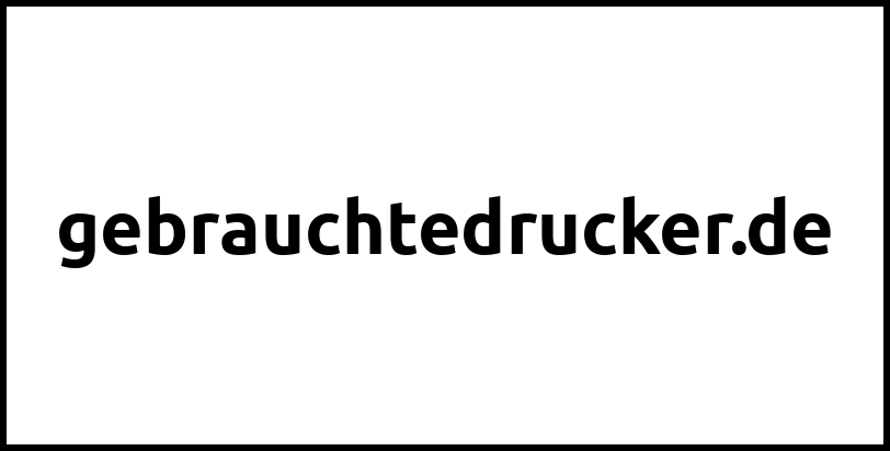 gebrauchtedrucker.de