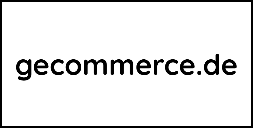 gecommerce.de