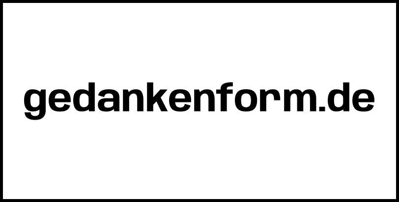 gedankenform.de