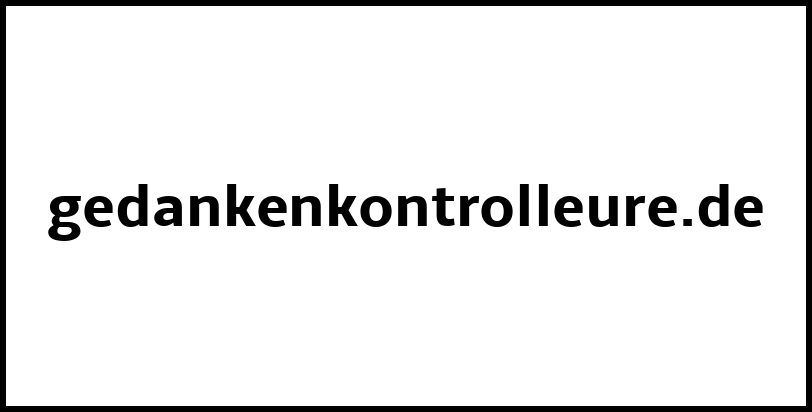 gedankenkontrolleure.de